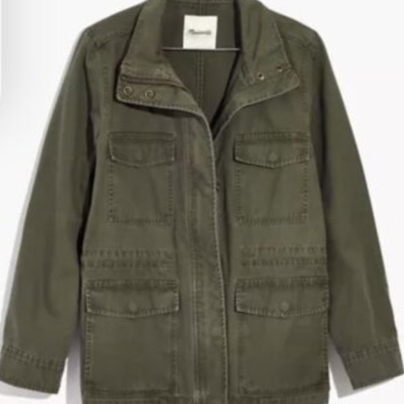 Madewell Jackets & Blazers - Madewell Army Green Jacket | Size: XL